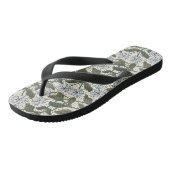 Zomerse maagdenpalmbloem  Elegant Bloemen Teenslippers (Schuin)