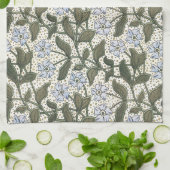 Zomerse maagdenpalmbloem  Elegant Bloemen Theedoek (Gevouwen)