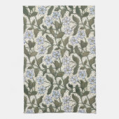 Zomerse maagdenpalmbloem  Elegant Bloemen Theedoek (Verticaal)