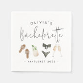 Zomerse Neutrale Persoonlijke Afscheidspartij voor Servet (Voorkant)