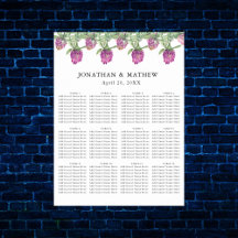 Zomerse Oerwoud Aquarel Bloemen Trouwstoelen