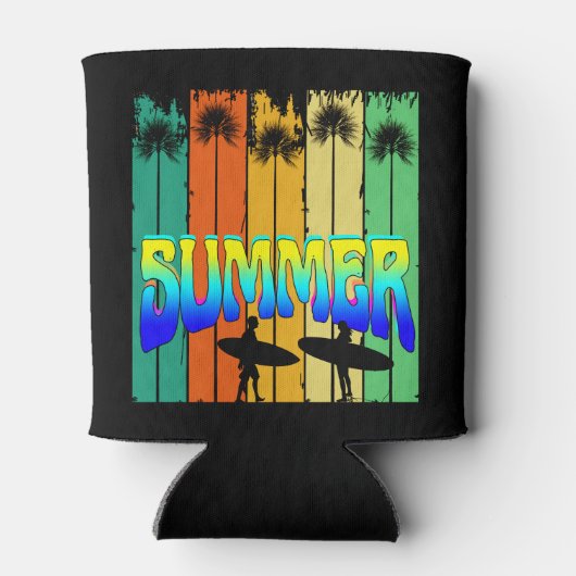 ZOMERSE  PALMBOMEN BLIKJESKOELER (Achterkant)