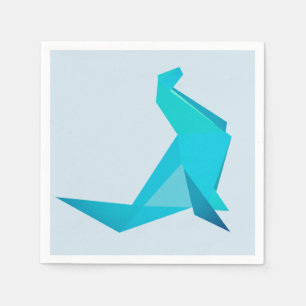 Zomerse papieren servetten