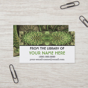 zomerse persoonlijke mediakaart visitekaartje