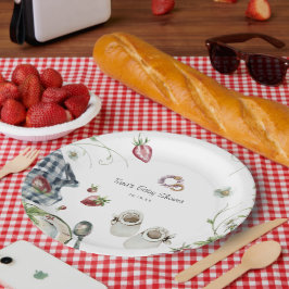 Zomerse picknick | Babyborrel Papieren bord