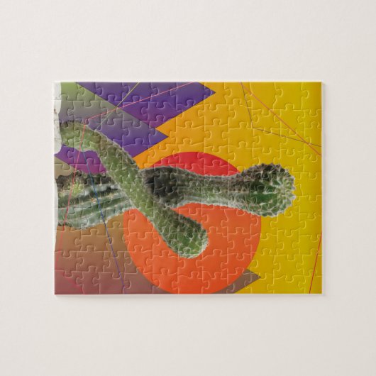 Zomerse puzzel met geschenkdoos (Horizontaal)