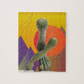 Zomerse puzzel met geschenkdoos legpuzzel (Verticaal)