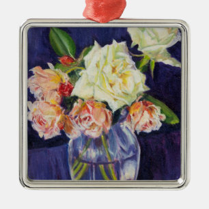 zomerse Rozen 2007 Metalen Ornament