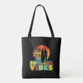 zomerse sfeer tote bag (Achterkant)