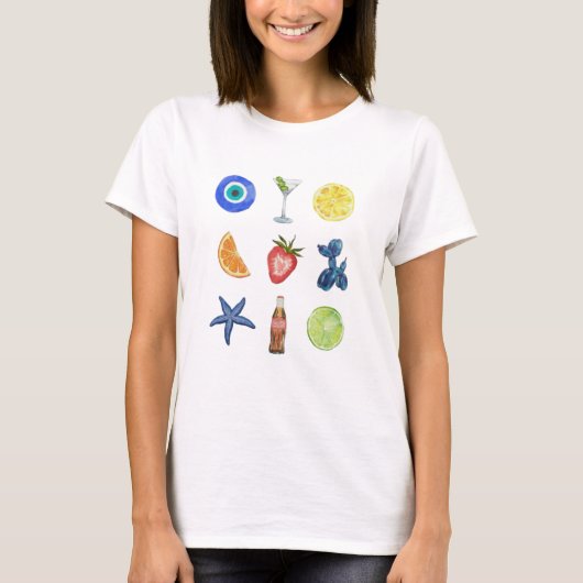 Zomerse shirten t-shirt (Voorkant)
