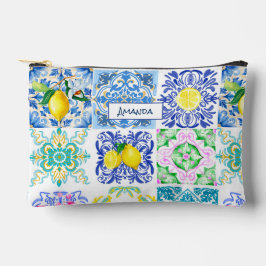 Zomerse Siciliaanse citrus Mediterrane azulejo Etui