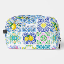 Zomerse Siciliaanse citrus Mediterrane azulejo