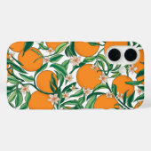 Zomerse Sinaasappels Citrusvruchten Bloemenpatroon Case-Mate iPhone Case (Achterkant (horizontaal))