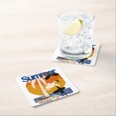 zomerse spirit kartonnen onderzetters (Insitu)