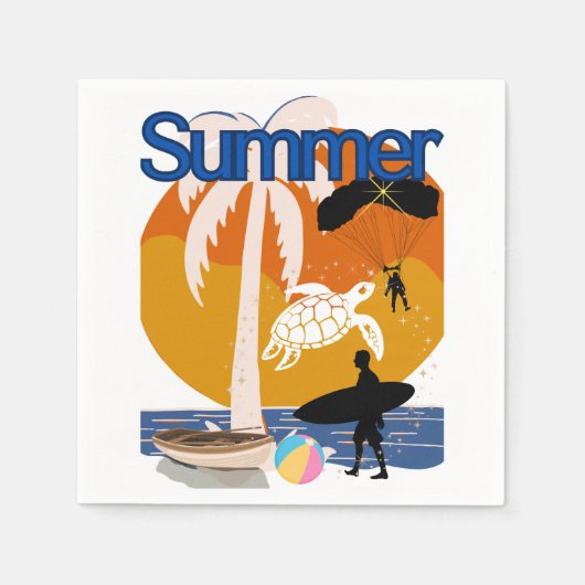 zomerse spirit servet (Voorkant)