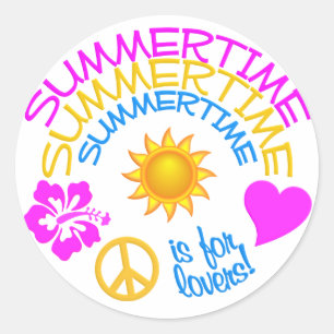 Zomerse stickers