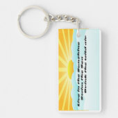 Zomerse Surven en zonneschijn Sleutelhanger (Voorkant)