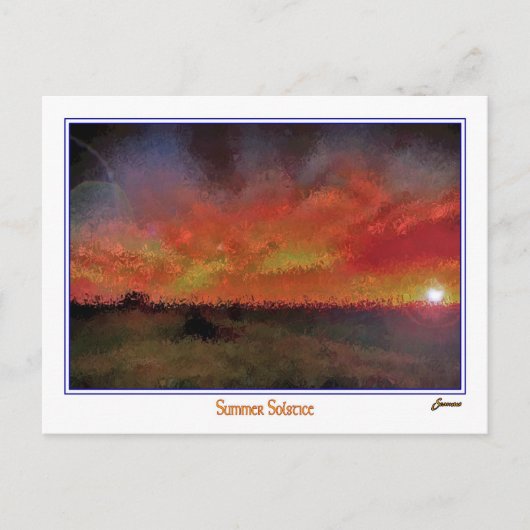 zomerse troost briefkaart (Voorkant)