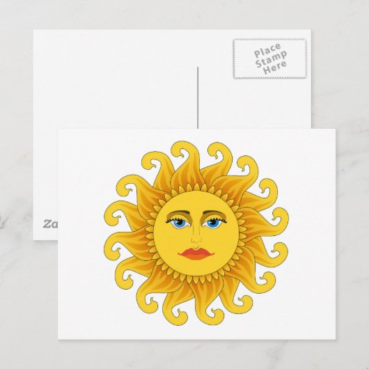 zomerse troost briefkaart (Voorkant / Achterkant)