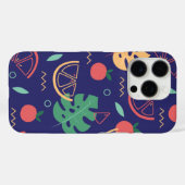 Zomerse tropische grafische kleurrijke patroon Case-Mate iPhone case (Achterkant (horizontaal))