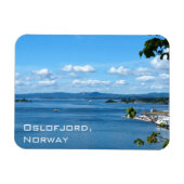 Zomerse uitzicht van Oslofjord vanuit Oslo Magneet (Horizontaal)