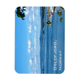 Zomerse uitzicht van Oslofjord vanuit Oslo Magneet