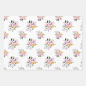 Zomerse Waterverven Inpakpapier Vel (Voorkant)