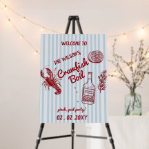 Zomerse Zeevruchten Crawfish Boil Party Welkomstbo