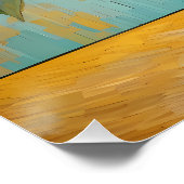 Zomerse Zonnebloemen Perfect Poster (Hoek)