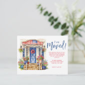 Zomerseizoen Bewegen Aankondigingskaart (Staand voorkant)