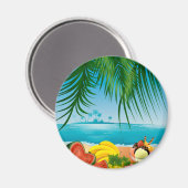 zomerseizoen magneet (Voorkant / Achterkant)