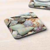 Zomerseizoen Seashell Onderzetter (Linkerzijde)