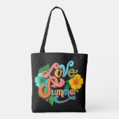 zomerseizoen tote bag (Achterkant)