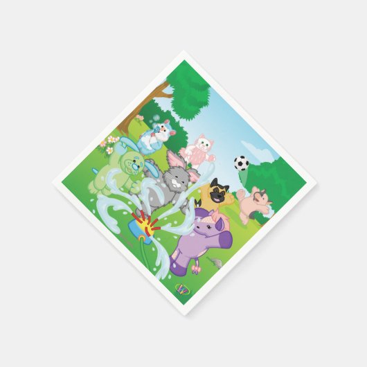 Zomersensatie Sprinkler Servet (Hoek)