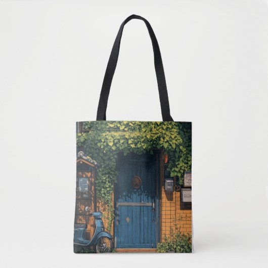 Zomersereniteit Canvas tas, Illustratie Tote Bag (Voorkant)