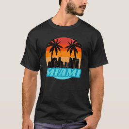 Zomershirt - Miami City! T-shirt