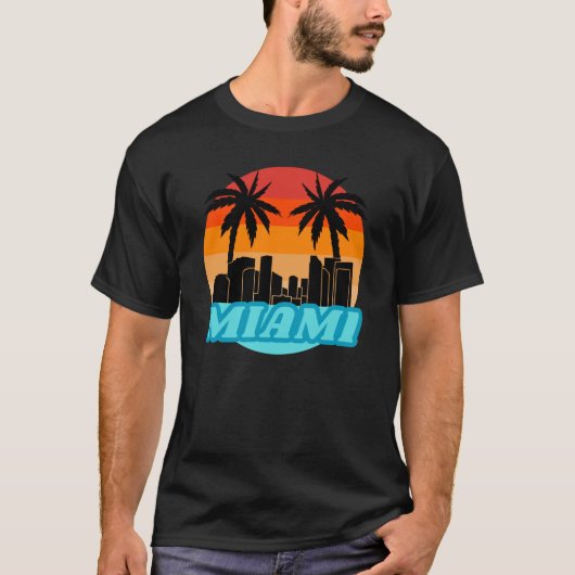 Zomershirt - Miami City! T-shirt (Voorkant)