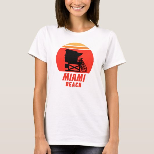 Zomershirt - strand van Miami - toren! T-shirt (Voorkant)