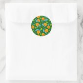 zomerslakken ronde sticker (Tas)