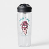 Zomersmaken Druppelend ijs Waterfles (Voorkant)