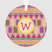 Zomersnoepjes Acryl Ornament (achterkant)