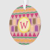 Zomersnoepjes Acryl Ornament (voorkant)