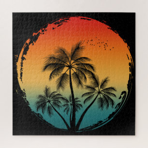 zomersonsondergang zonsopgang vakantie natuur legpuzzel
