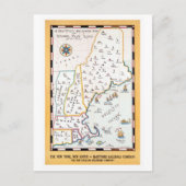  zomerspel Land New England reisposter Briefkaart (Voorkant)