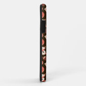 Zomerspullen Chocolade bruine achtergrond Case-Mate iPhone Case (Achterkant/rechts)