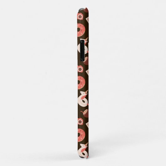 Zomerspullen Chocolade bruine achtergrond Case-Mate iPhone Case (Achterkant/rechts)