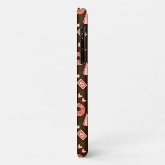Zomerspullen Chocolade bruine achtergrond Case-Mate iPhone Case (Achterkant/links)