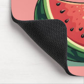 Zomerstaat van Melon Retro Fruit Art Muismat (Hoek)