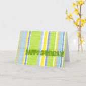 zomerstapes kaart (Gele Bloem)