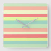 zomerstapes vierkante klok (Voorkant)